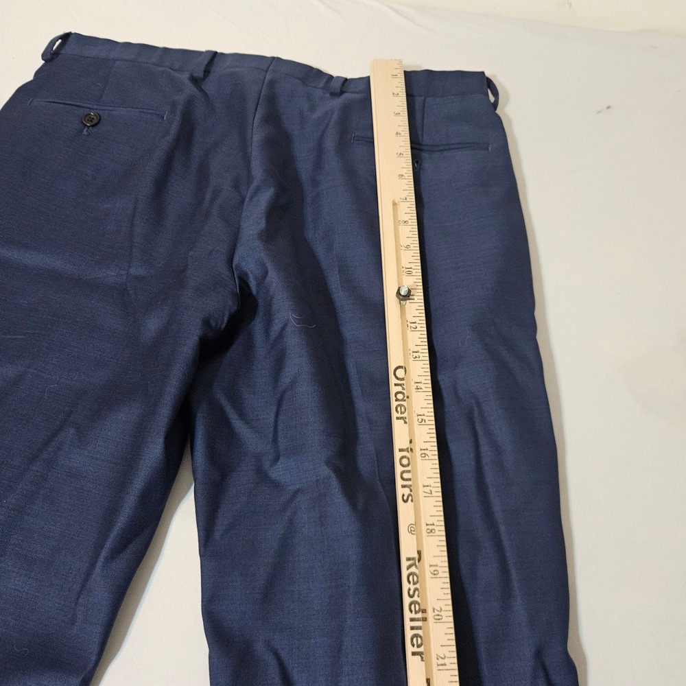 Brooks Bros REGENT Men's Navy Blue Dress Pants VITALE BARBERIS Classic 33x30 - Picture 7 of 11